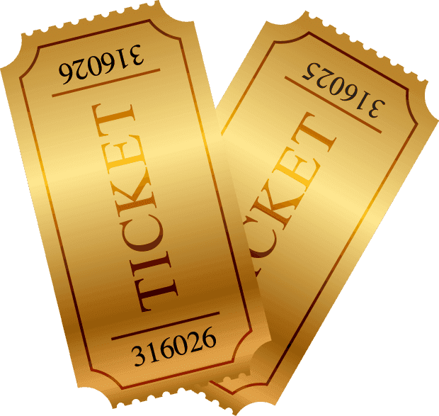 Golden Raffle Tickets